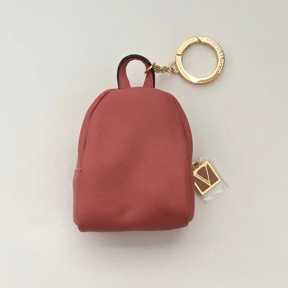 Victoria's Secret Gold Studded Backpack Keychain New - Picture 8 of 10